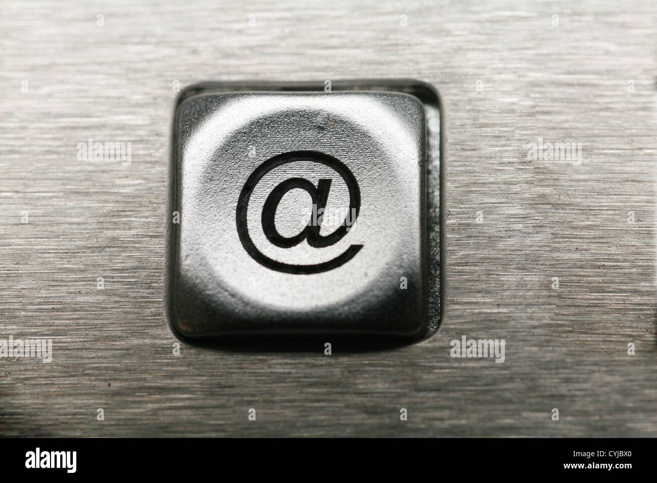 keys of a metal keyboard,.shallow depth of field Stock Photo - Alamy