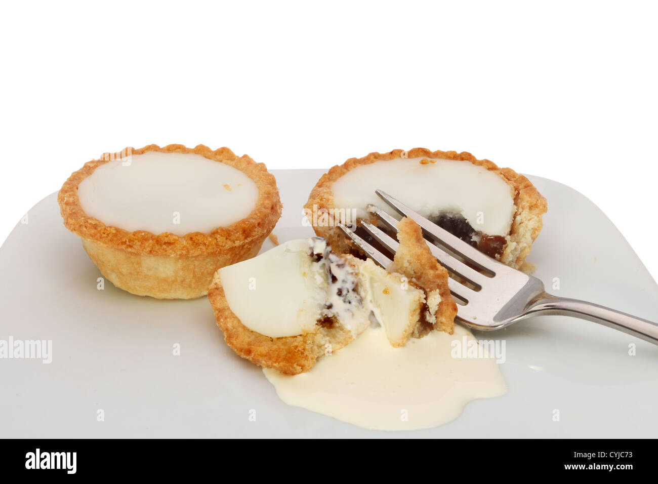 Iced Topped Mince Pie High Resolution Stock Photography and Images - Alamy