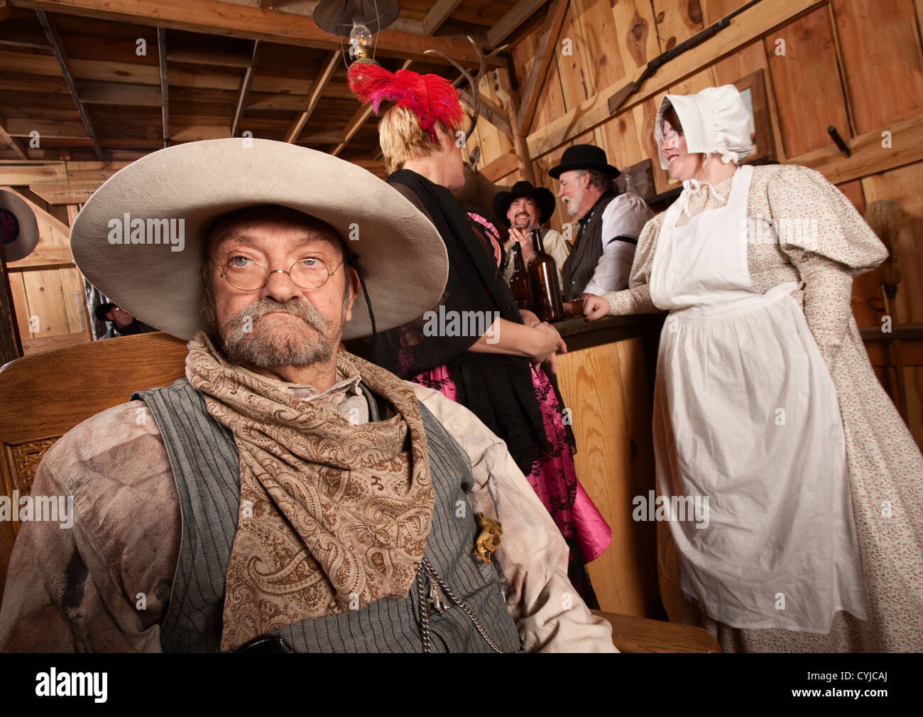 Cowboy hat 1800s hi-res stock photography and images - Alamy