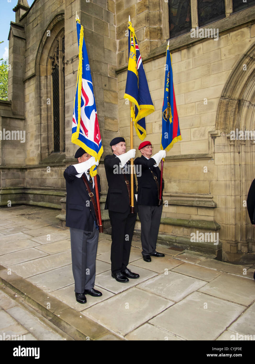 Chesterfield Council parade through the town for the New Mayor with