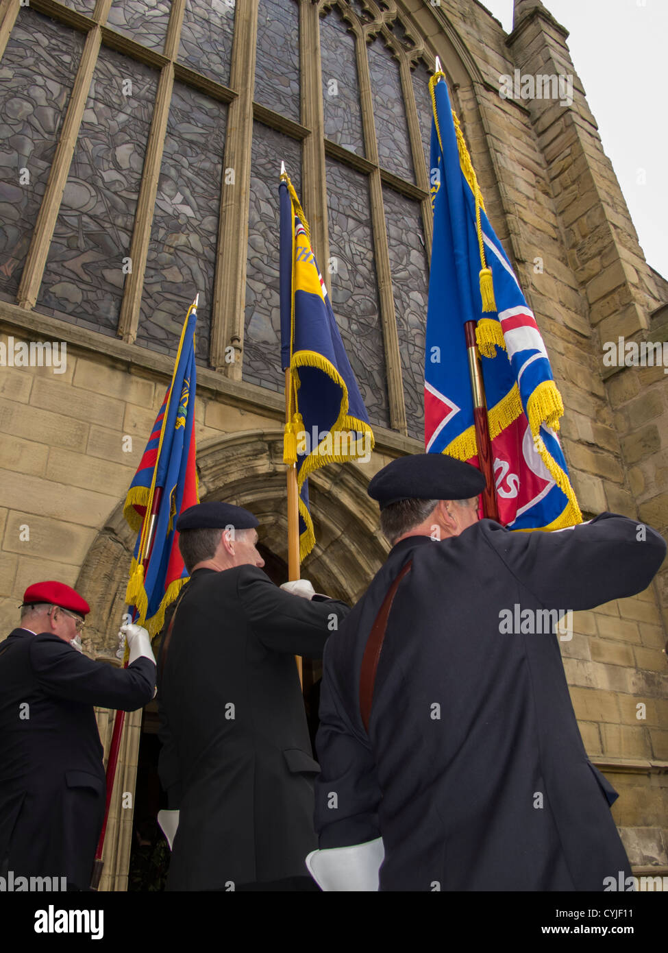 Chesterfield Council parade through the town for the New Mayor with