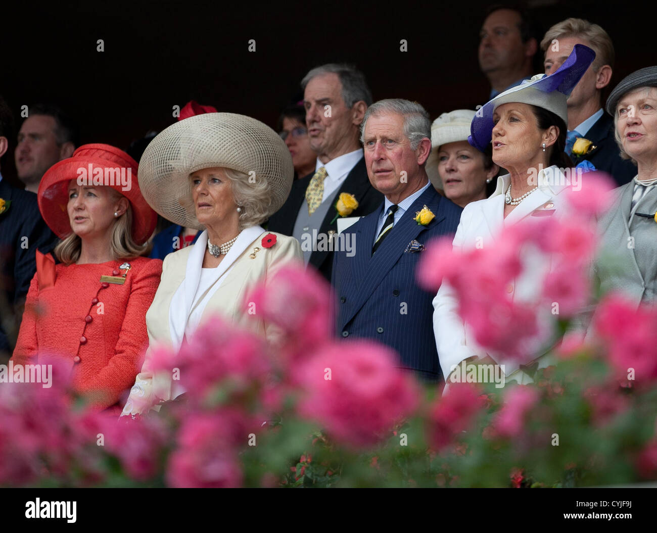 The Prince Of Wales And Duchess Of Cornwall attending the Melbourne Cup, Australia on November 6