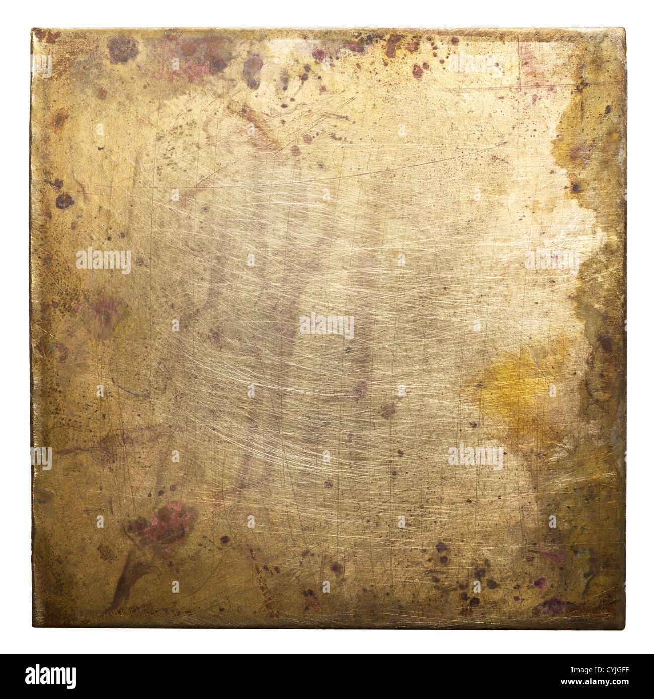 Brass plate texture, old metal background Stock Photo Alamy