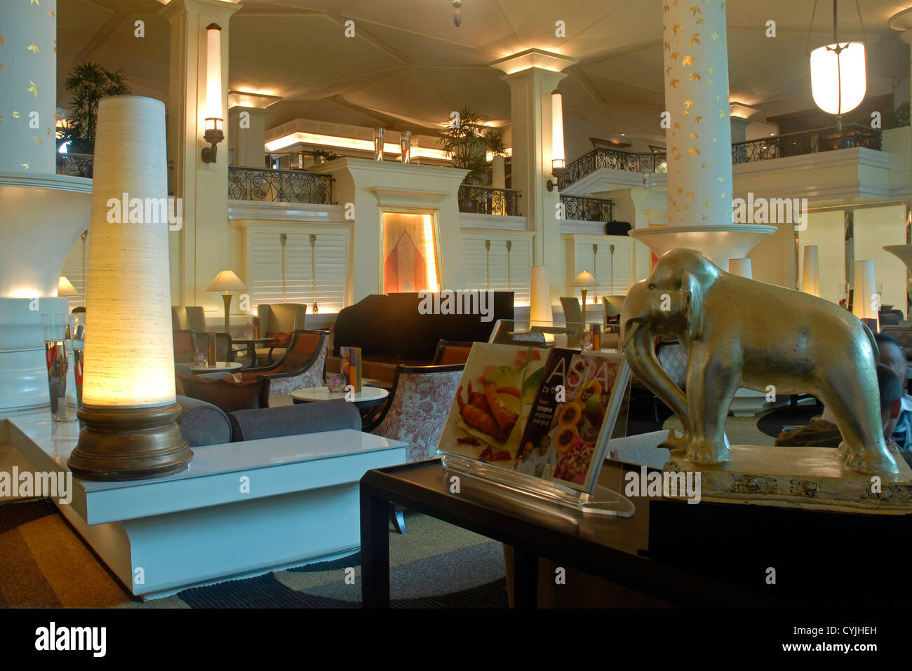 Lobby, Hotel Duist Thani, Bangkok, Art,  Thailand, Asia Stock Photo