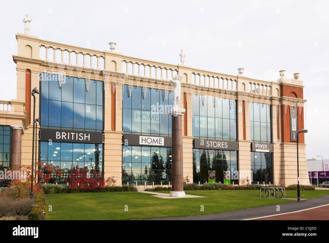 The British Home Stores department store in the Barton Square section