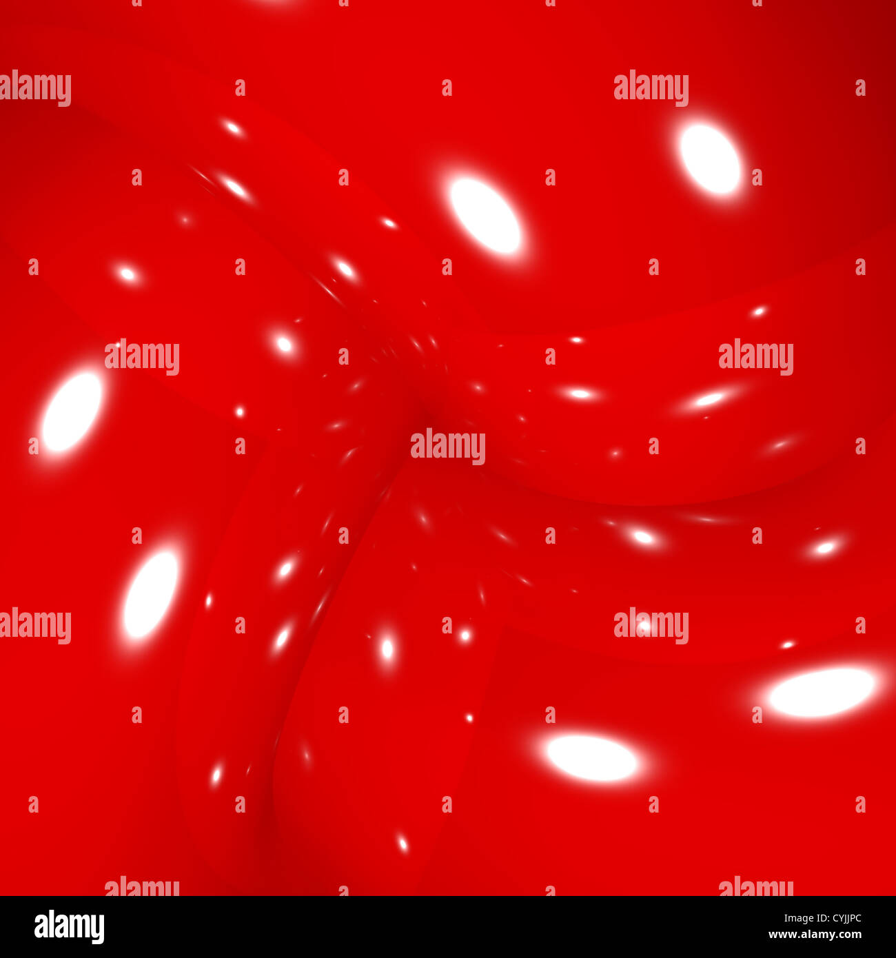 Glossy Red Background For Futuristic Shiny Backdrop Stock Photo
