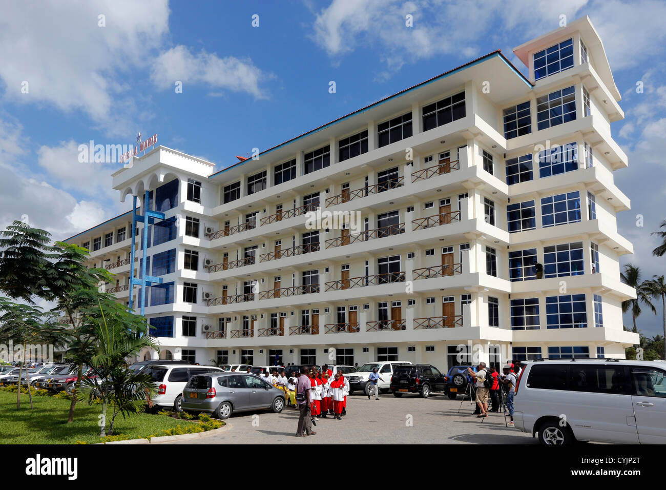 Stella Maris Hostel in Bagamoyo, Tanzania Stock Photo