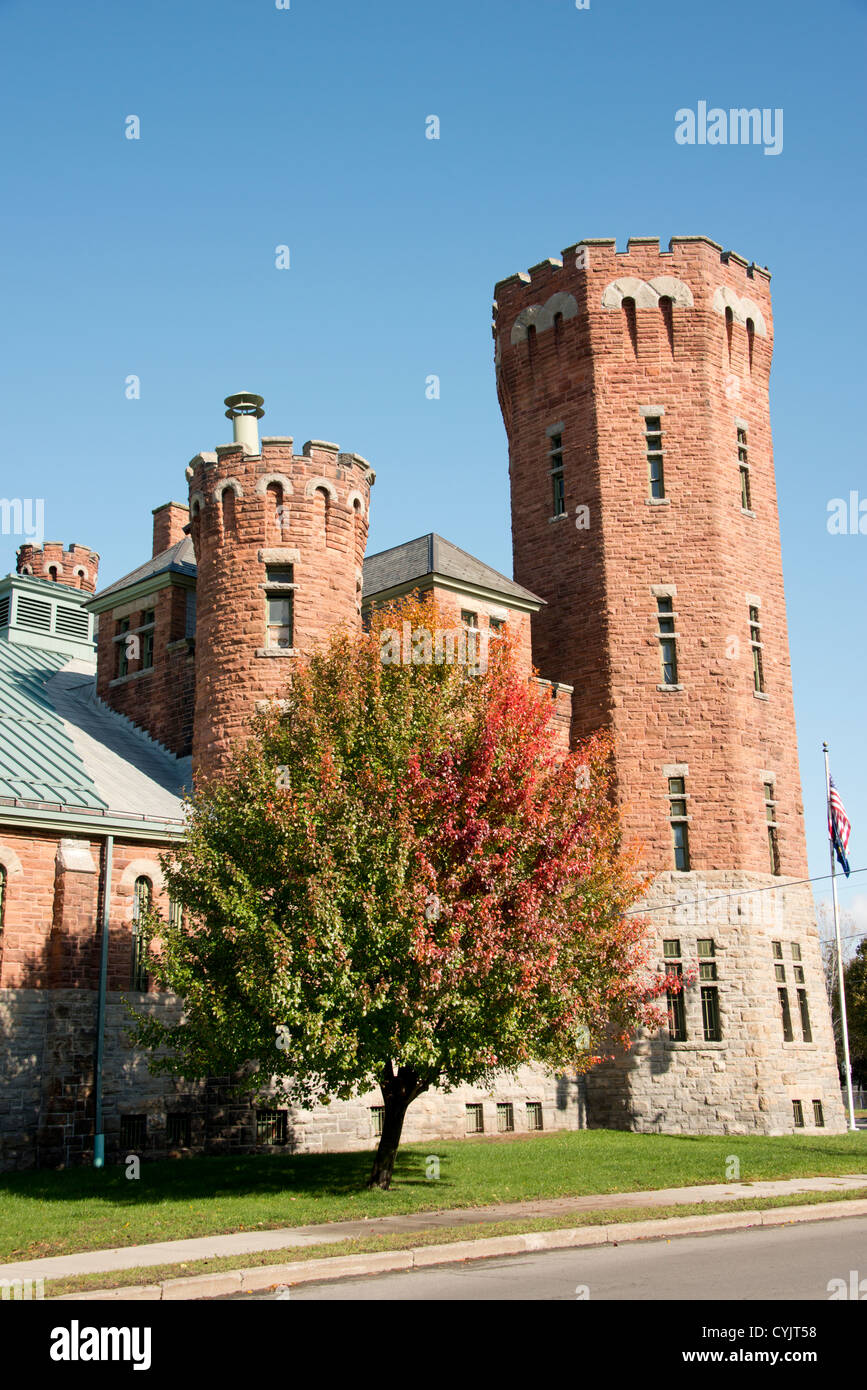 New York, Ogdensburg. Historic National Guard Armory, c. 1898, National