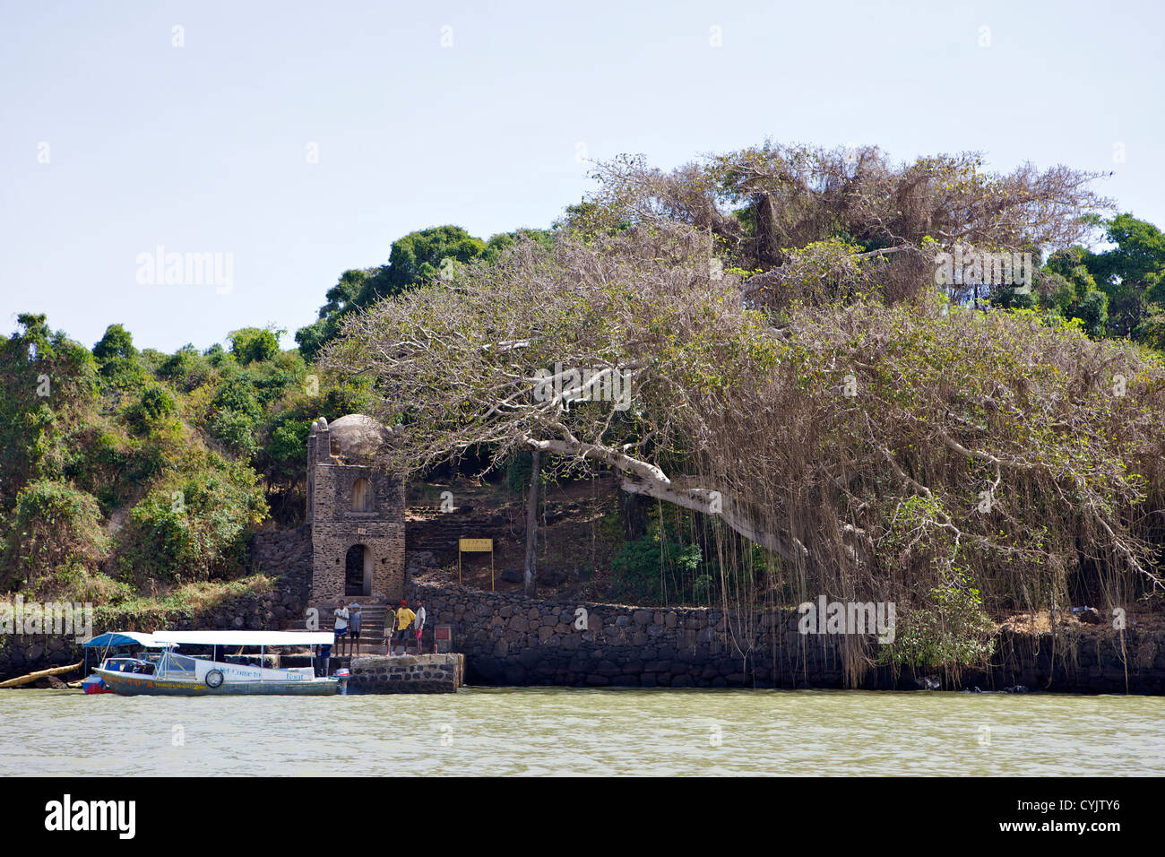 Narga Selassie island monastery, Lake Tana, Zege peninsula, Ethiopia, Africa Stock Photo