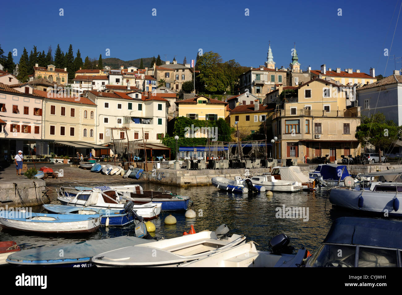 Croatia, Istria, Opatija, Volosko Stock Photo