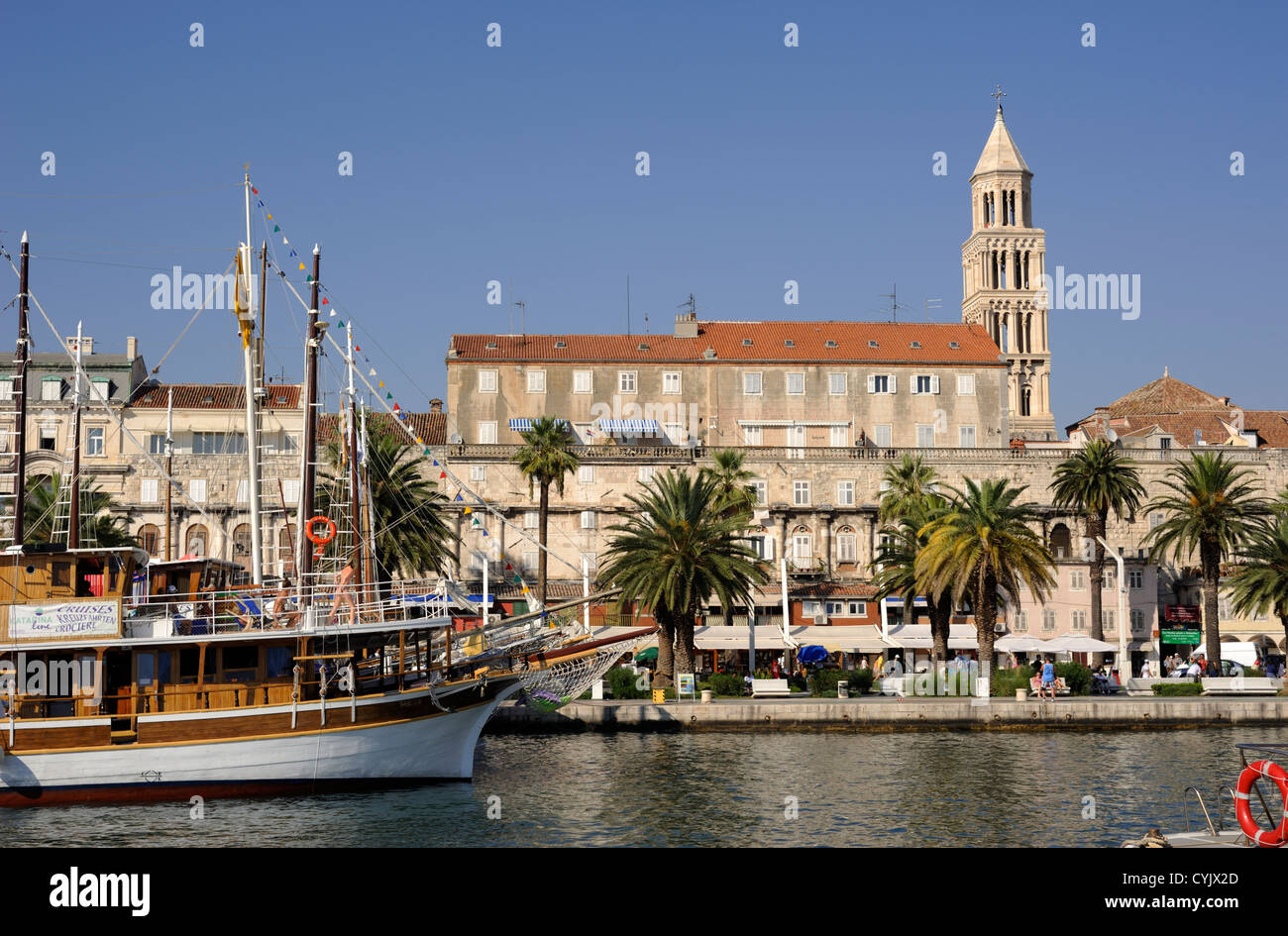 Croatia, Split, old town, Diocletian Palace Stock Photo