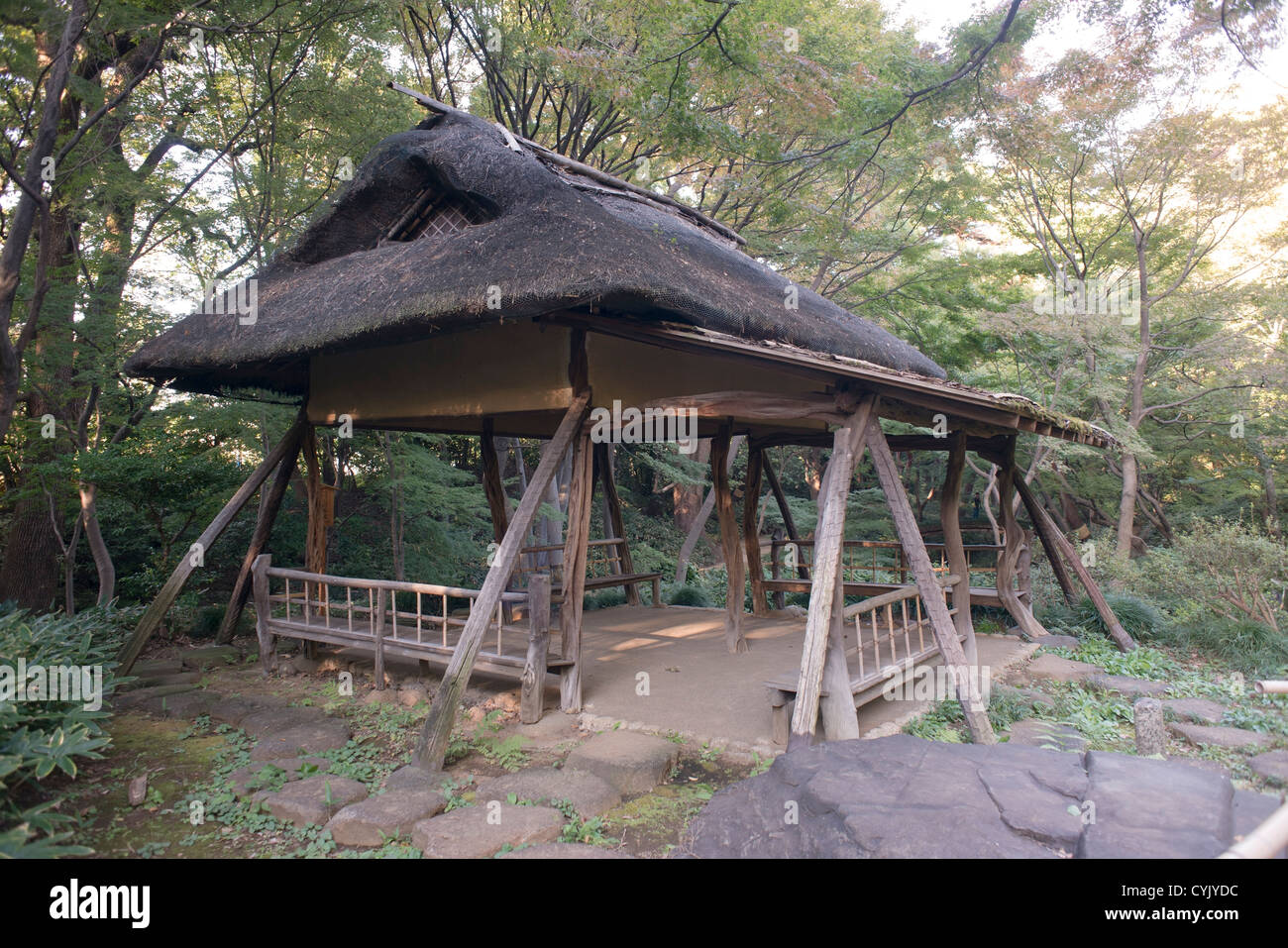 Traditional Teahouse at Rikugien, Tokyo Stock Photo - Alamy