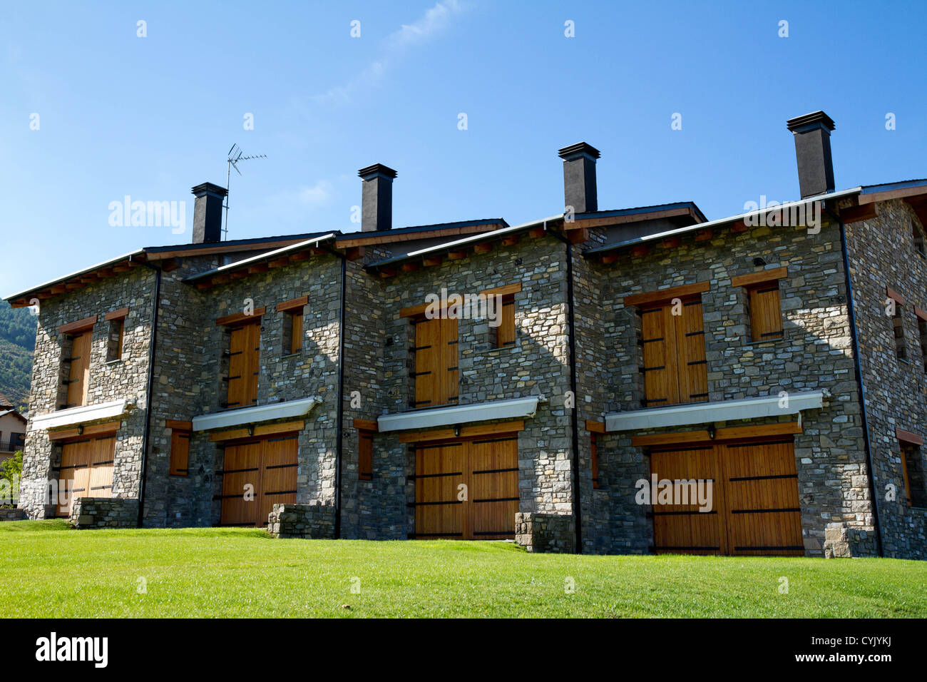 Nice range of houses in spain catalonia stock photo alamy
