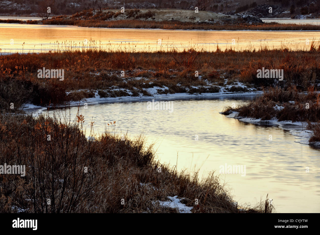Robinson Lake Creek and Kelly Lake, Greater Sudbury, Ontario, Canada