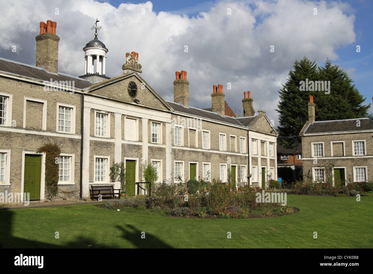 The Merchant Taylors’ Company almshouses site on Lee High Road in Lewisham Stock Photo