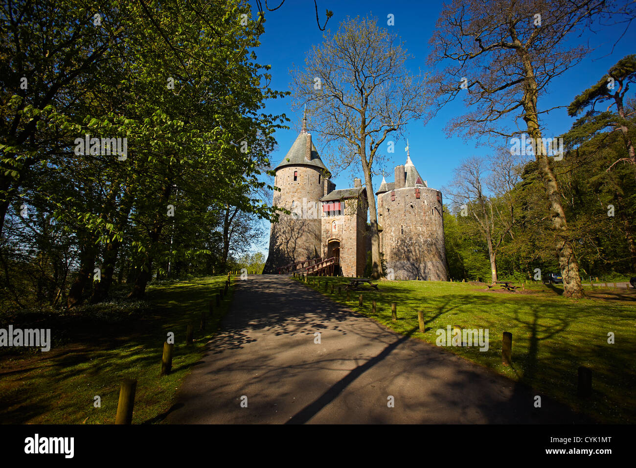 Castell Coch (the Red Castle), Tongwynlais, Wales, UK Stock Photo