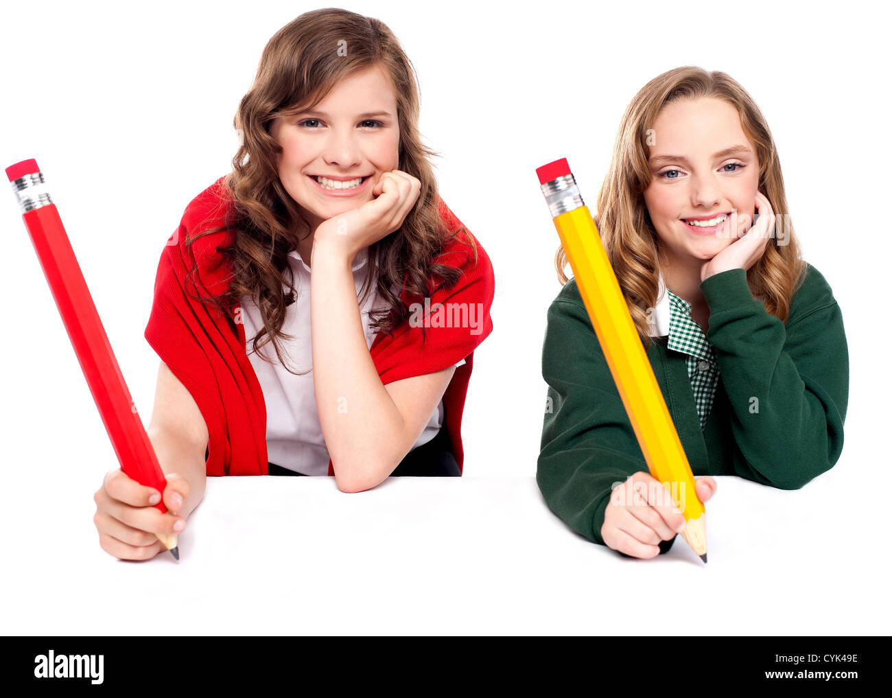 beautiful-attractive-schoolgirls-hi-res-stock-photography-and-images