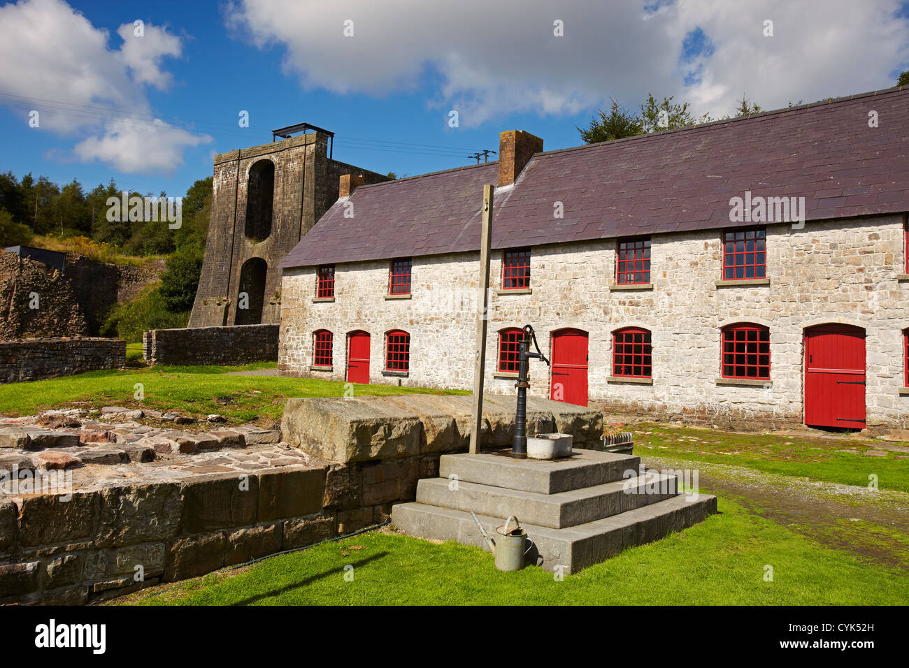 Workers Cottages, Blaenavon Ironworks Museum, Blaenavon, South Wales