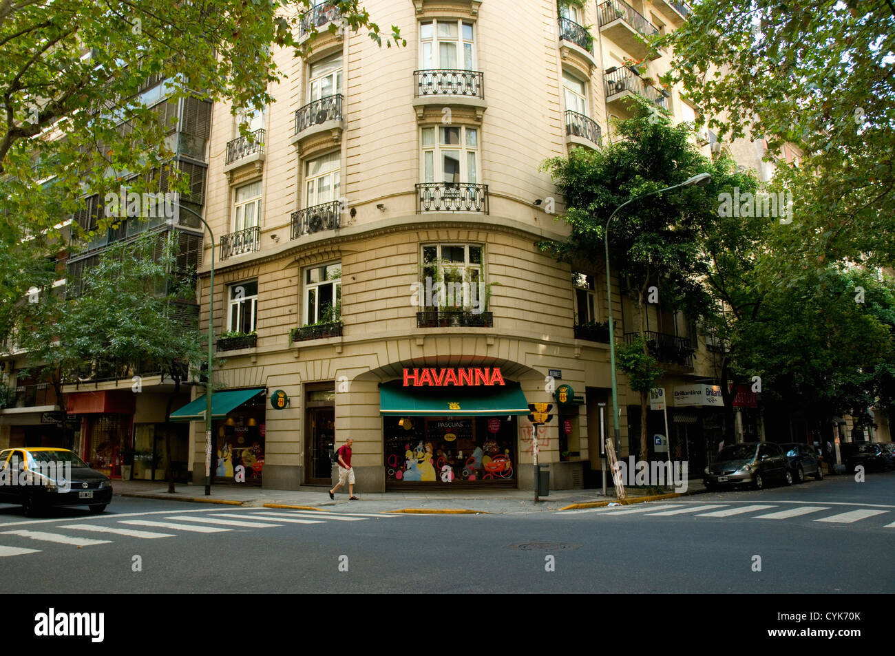 Argentina. Buenos Aires. Recoleta. Havana cafe. Makers of famous alfajores. Stock Photo