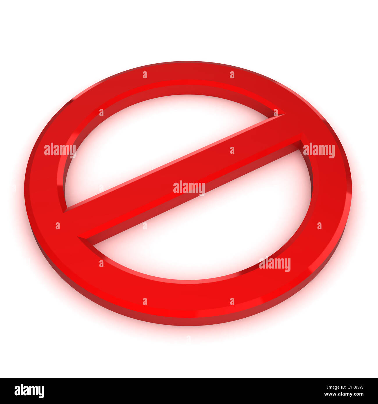 A Colourful 3d Rendered Warning Symbol Illustration Stock Photo - Alamy