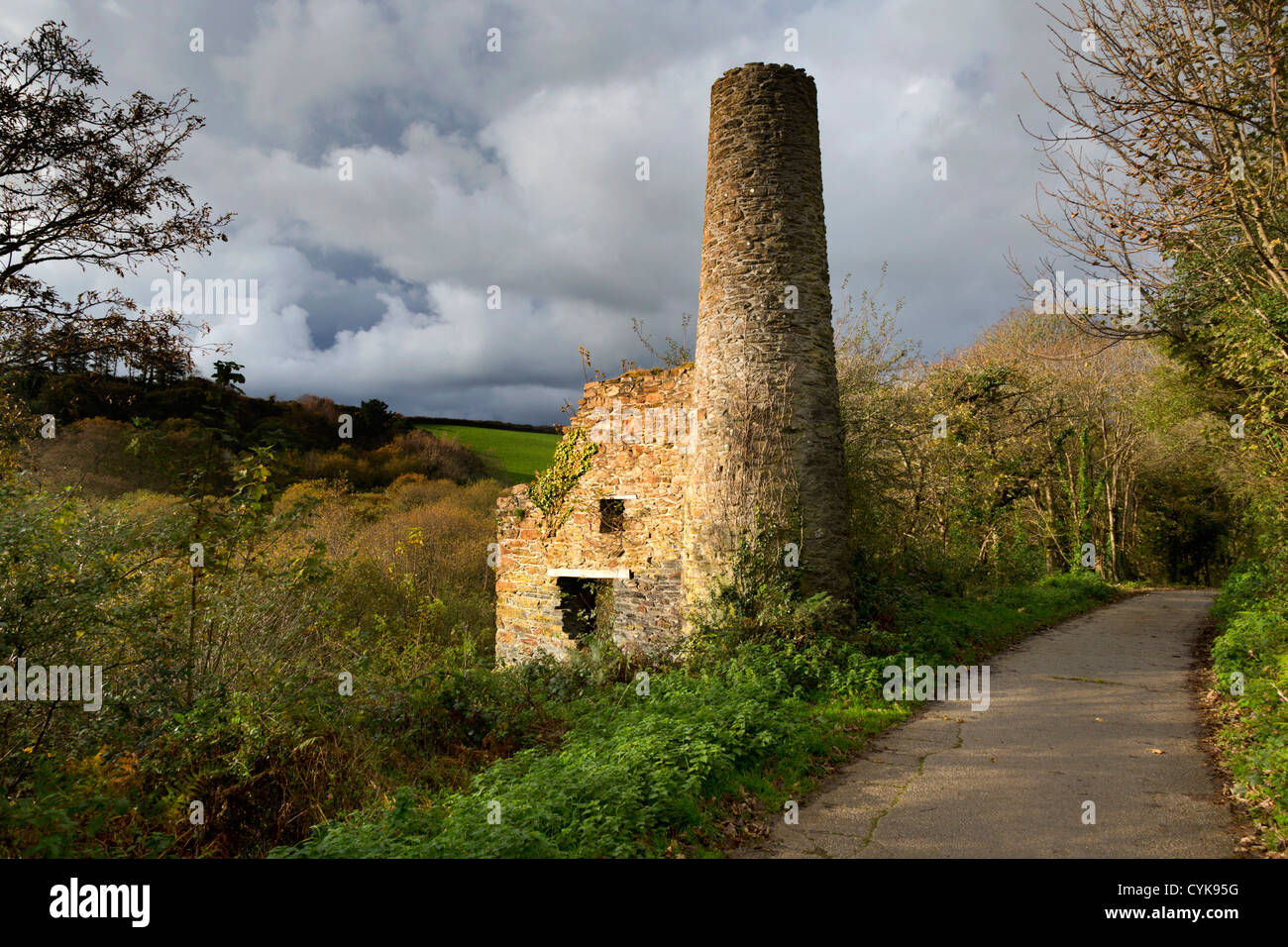 Wheal Pool; Penrose; Helston; Cornwall; UK Stock Photo