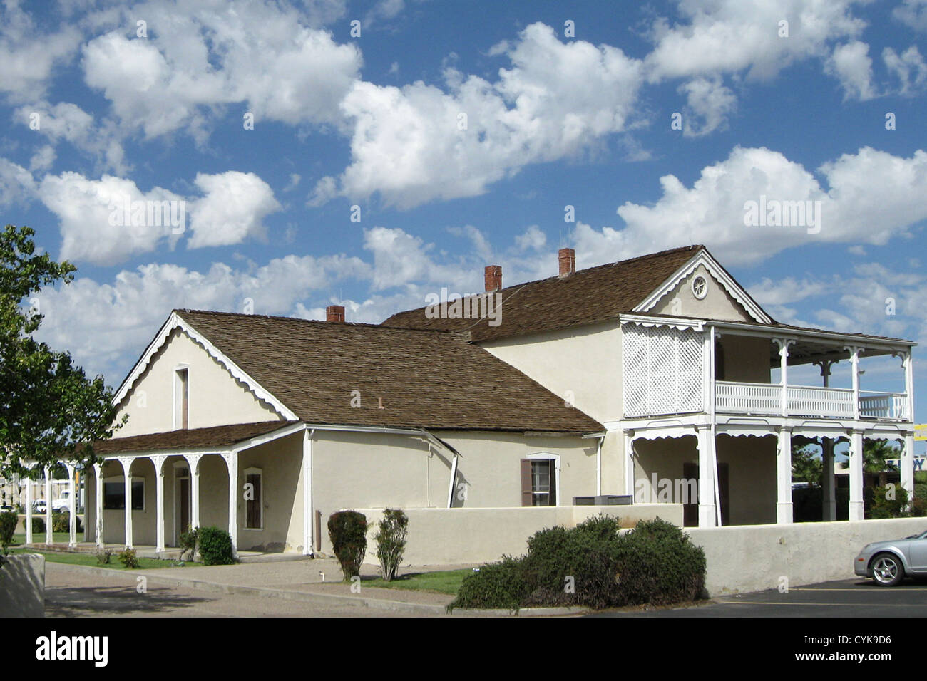 Nestor Armijo House, located at 150 E. Lohman (foot of Church Street) in Las Cruces, New Mexico). Listed on the National Registe Stock Photo