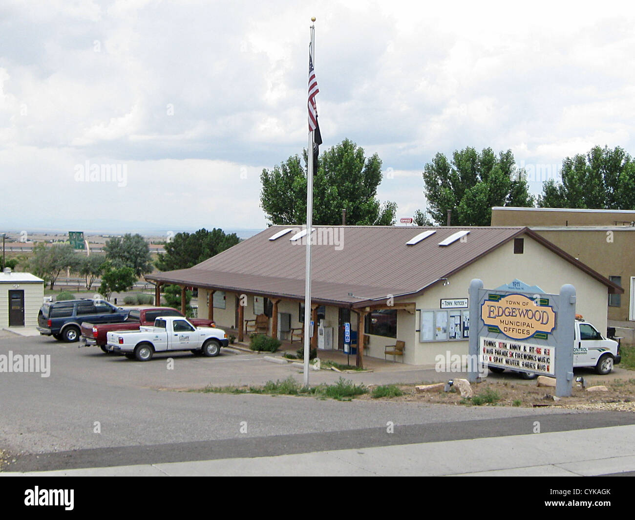 Edgewood (New Mexico) Municipal Offices, located at 1911 Historic