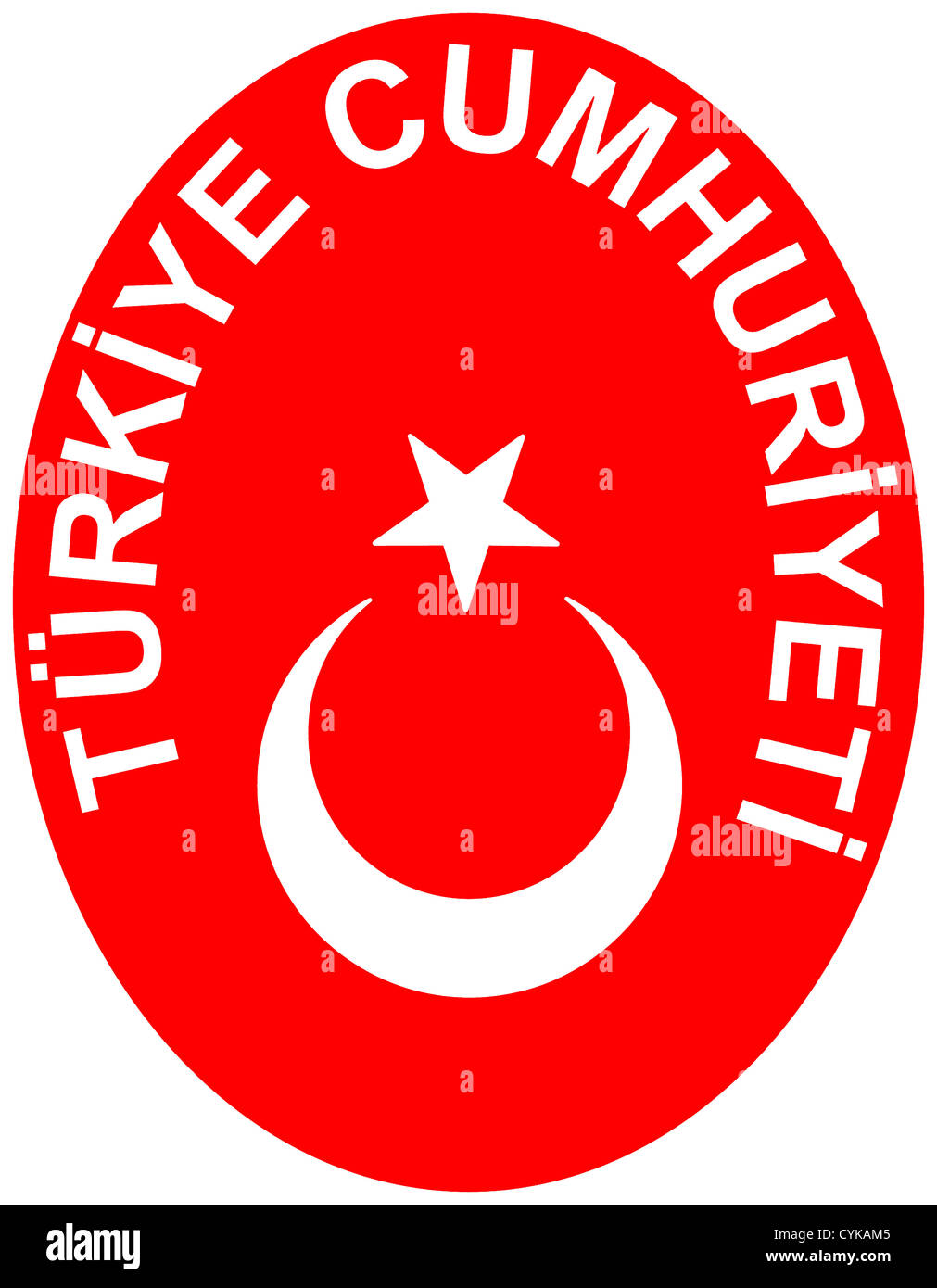 National coat of arms of Turkey Stock Photo Alamy