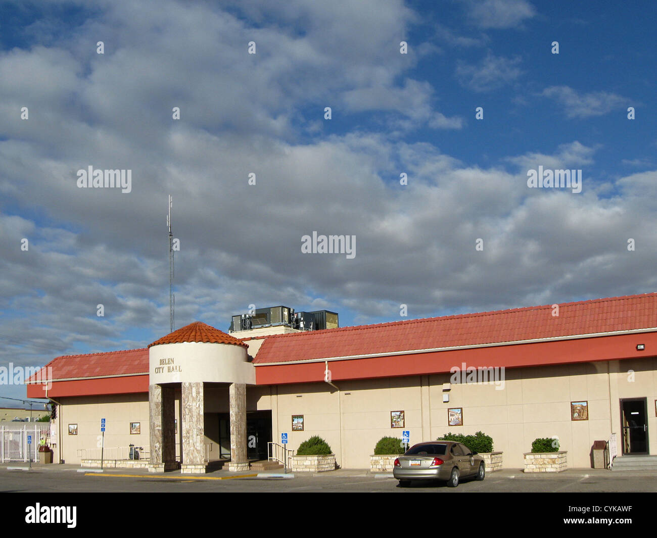 Belen (New Mexico) City Hall, located at 100 S. Main Street Stock Photo Alamy