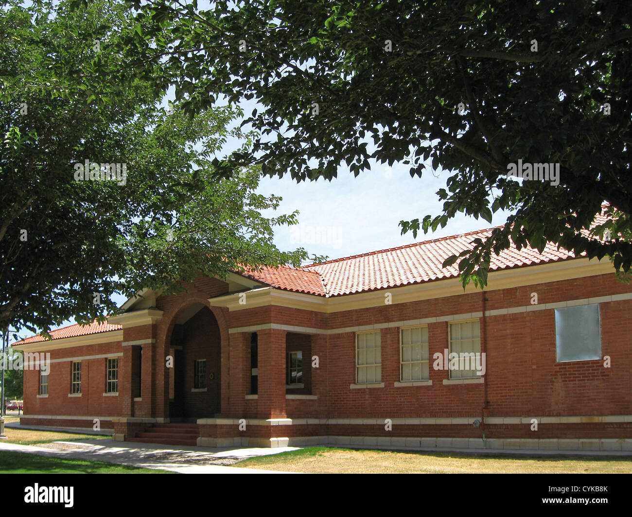 Central Receiving building, built in 1933, located on Indian Wells Road ...