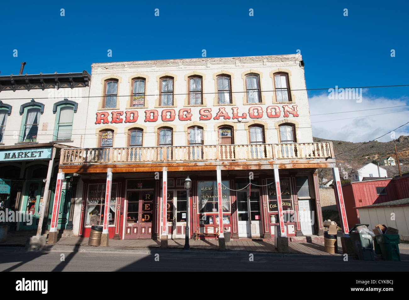 USA, Nevada. Red Dog Saloon, Virginia CIty, Nevada Stock Photo Alamy