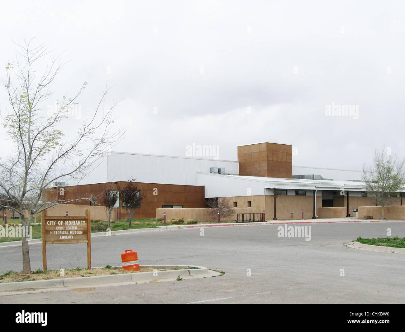 Civic Center in Moriarty, New Mexico; houses the public library and a