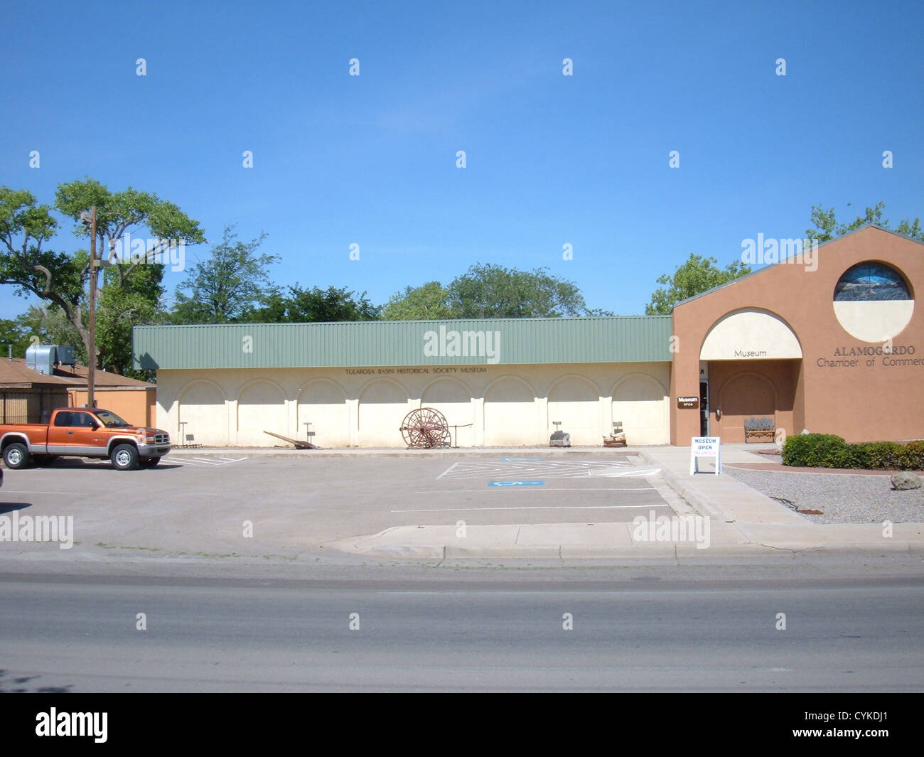 Alamogordo Museum of History, locate at 1301 N. White Sands Blvd. in Alamogordo, New Mexico Stock Photo