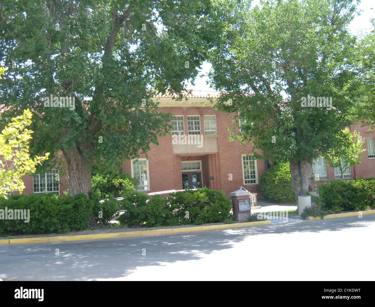 Watkins education building at New Mexico School for the Blind and
