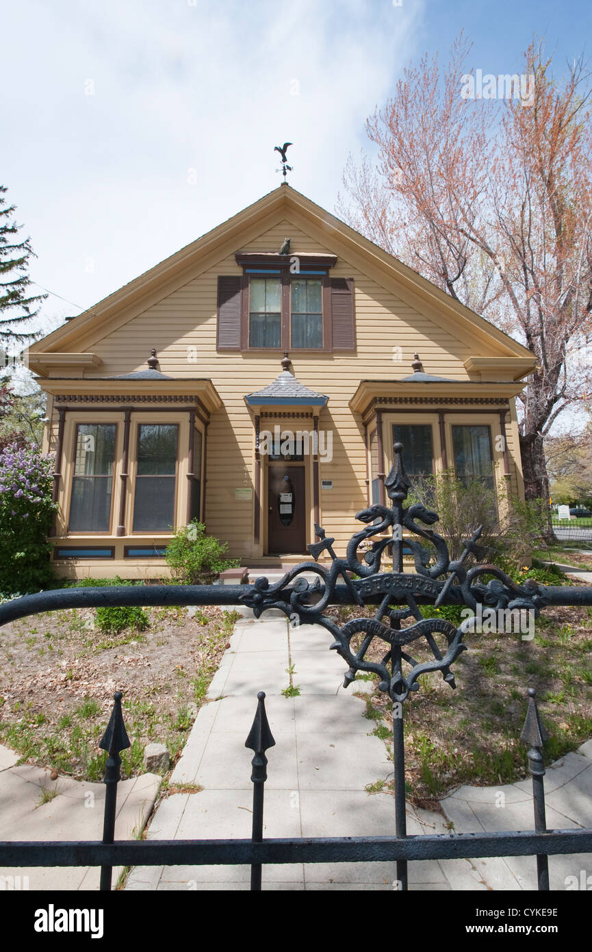 USA, Nevada. Historic Alfred Chartz House (c. 1876) Carson City, Nevada