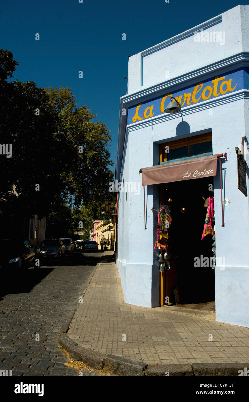 Uruguay. Colonia del Sacramento. La Carlota souvenir craft shop Stock