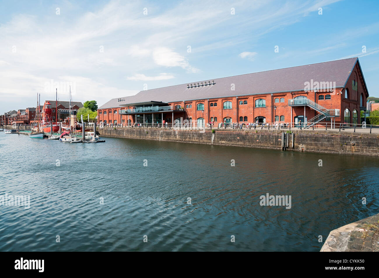 Wales, Swansea, Maritime Quarter, National Waterfront Museum Stock
