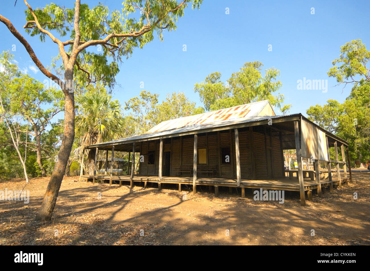 Elsey Homestead Replica, Mataranka, Northern Territory, Australia Stock