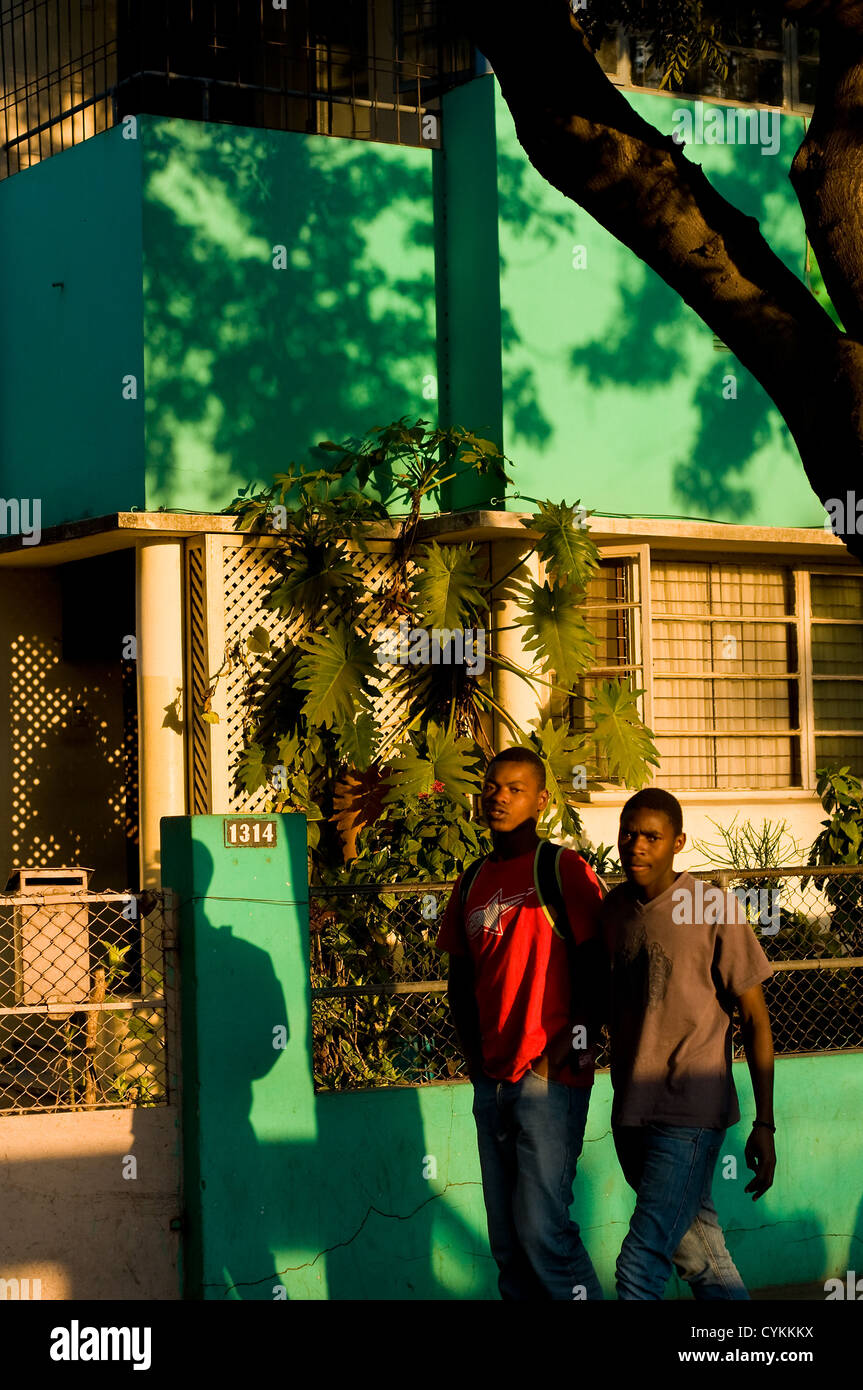 street scene, maputo, mozambique Stock Photo