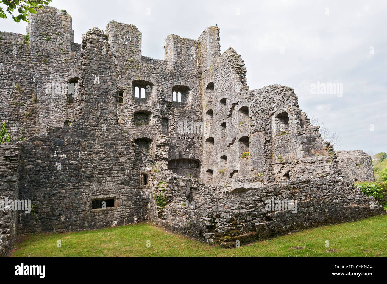 Wales, Gower Peninsula, Oxwich Castle, 16th century Tudor manor house