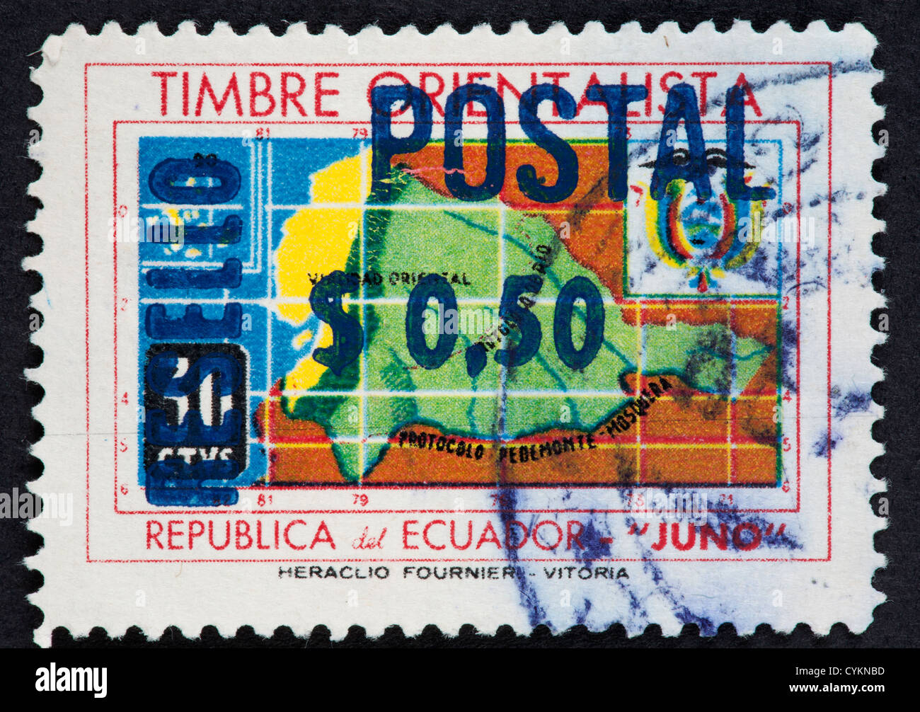 Ecuador postage stamp Stock Photo Alamy