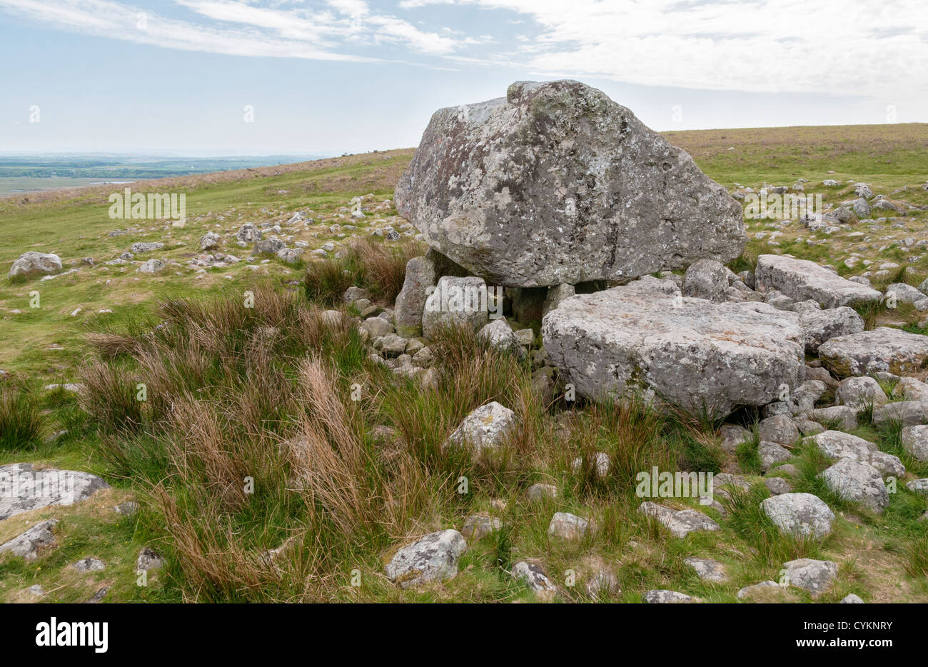 Wales, Gower Peninsula, Cefn Bryn, Arthur's Stone, Neolithic burial