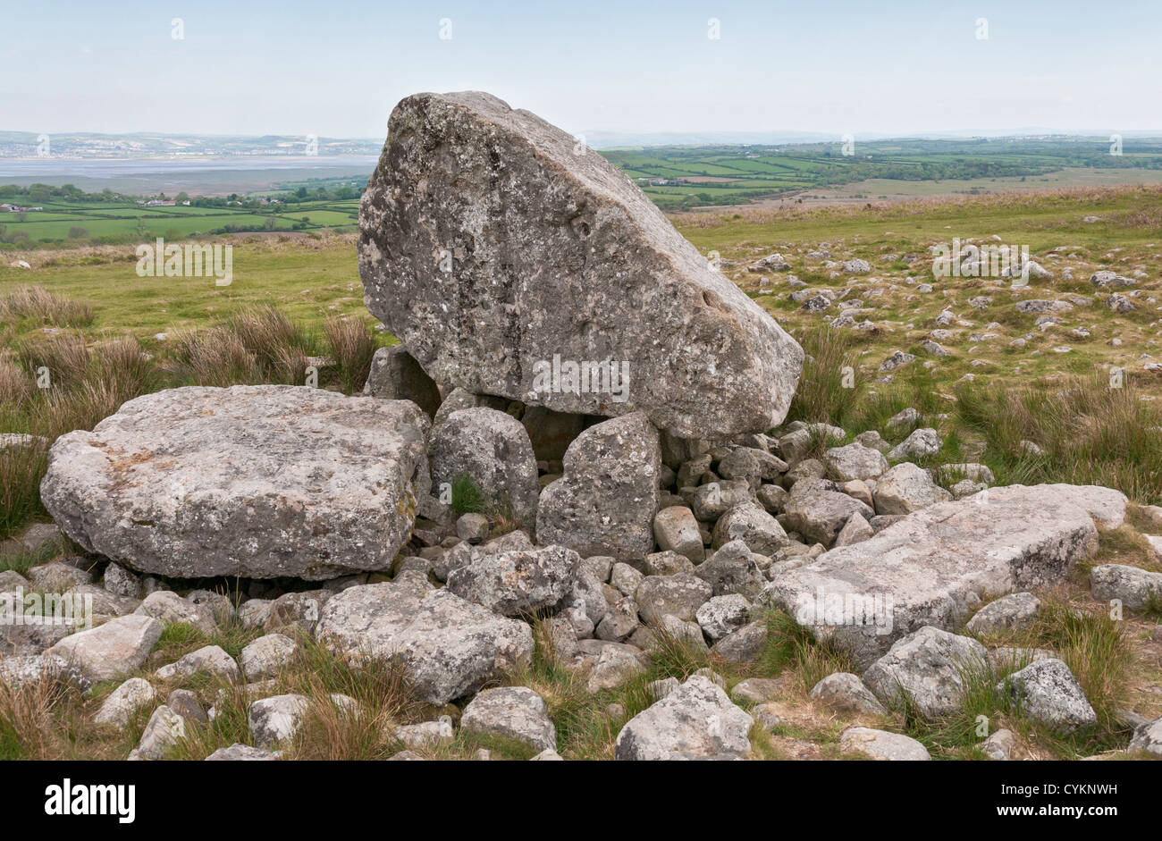 Wales, Gower Peninsula, Cefn Bryn, Arthur's Stone, Neolithic burial