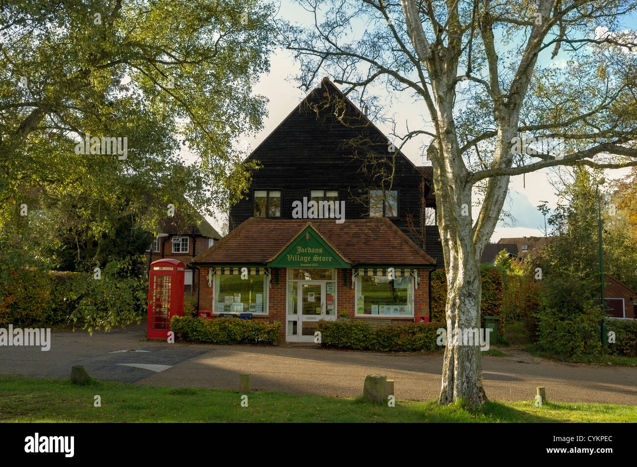 Community run village shop Jordans Bucks UK Stock Photo Alamy