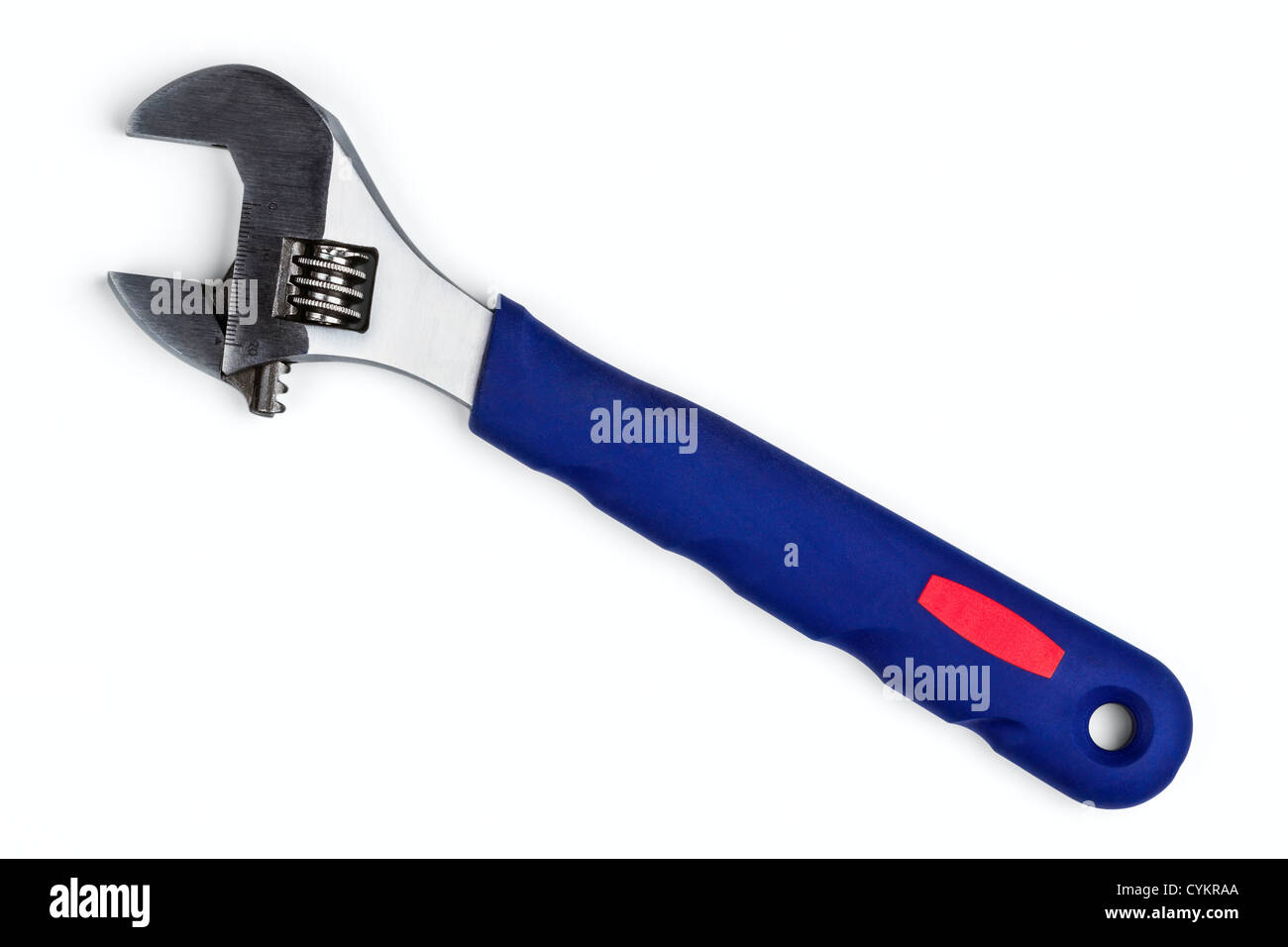 adjustable wrench isolated on a white background Stock Photo - Alamy