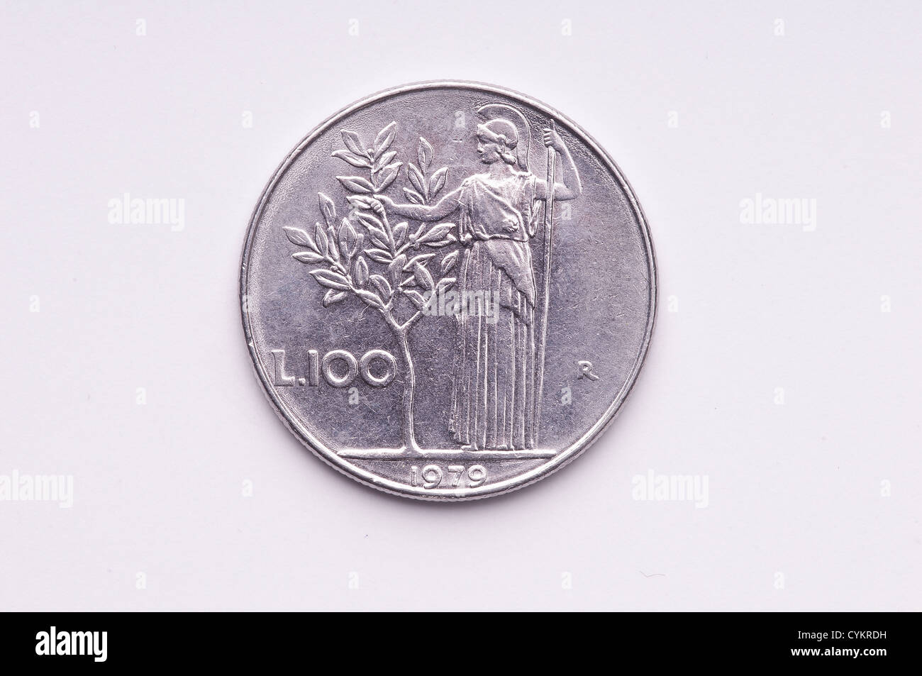 An italian coin Stock Photo