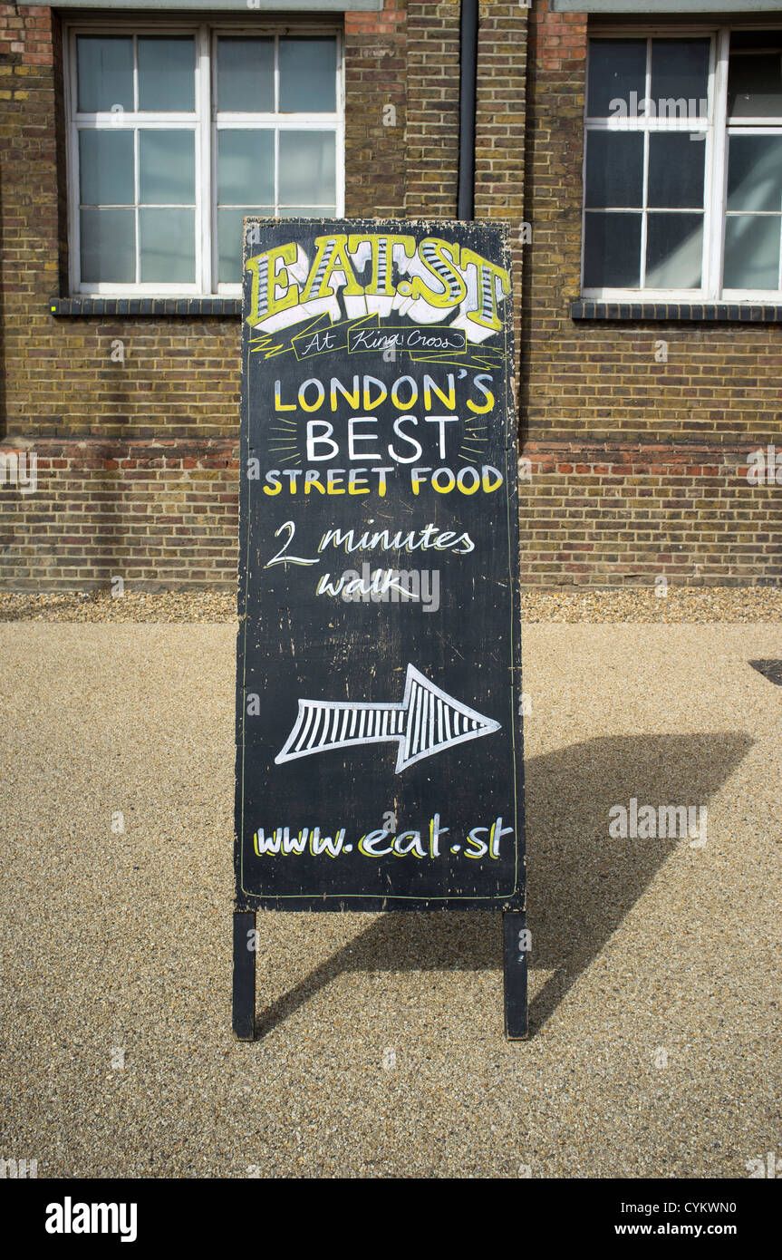 Eat Street Kings Cross London Stock Photo Alamy