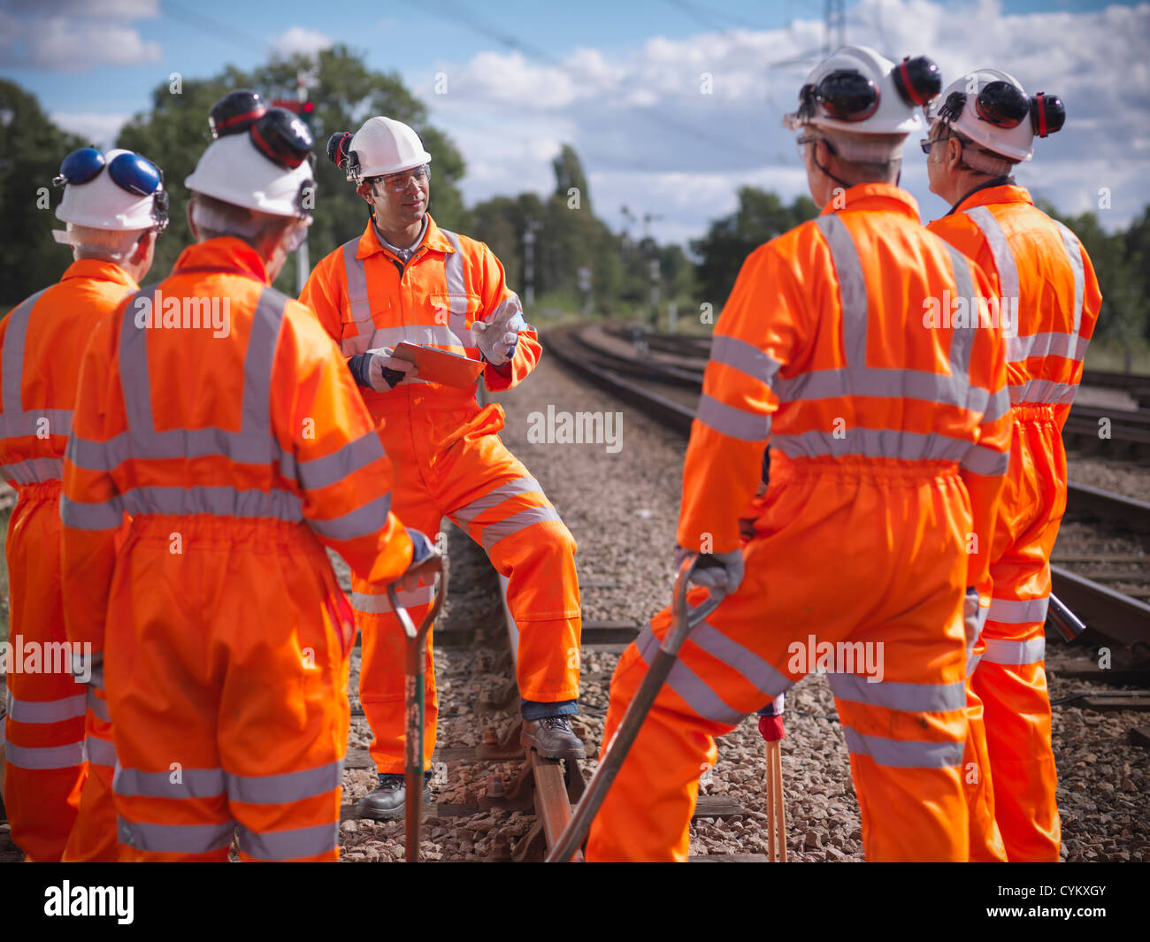 Railroad Track Equipment High Resolution Stock Photography and Images