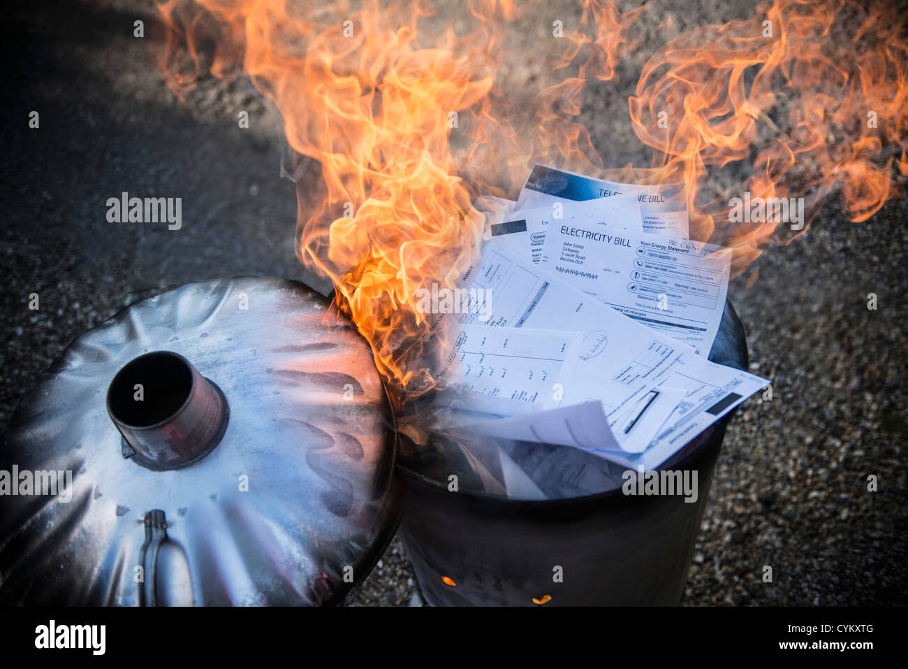 Burning trash hires stock photography and images Alamy