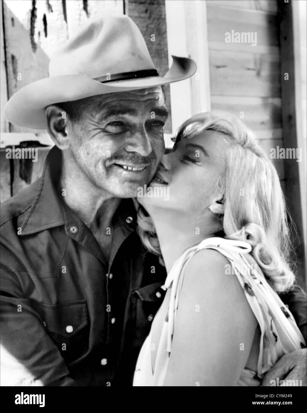 Marilyn Monroe; Clark Gable; The Misfits 1961 Director: John Huston  Stock Photo